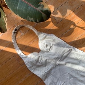 Urban Outfitters Jenny Denim Bustier Mini Dress